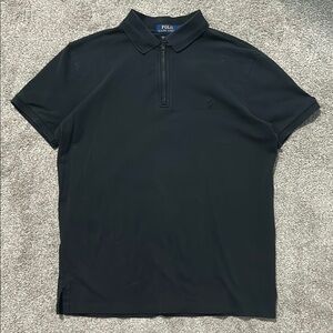 Y2K Black Ralph Lauren Polo Tee